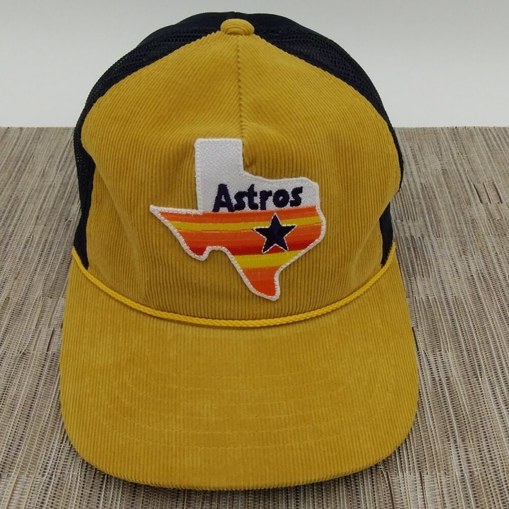 Houston Astros Corduroy Trucker Hat